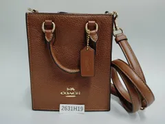【2631H19】COACH　コーチ　ノース サウス ミニ トートバッグ　中古