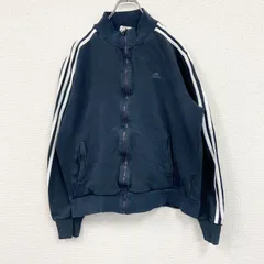古着 used　adidas　アディダス　フルジップスウェットジャケット/トレーナー　紺　ネイビー　Lサイズ【値引き交渉OK！】