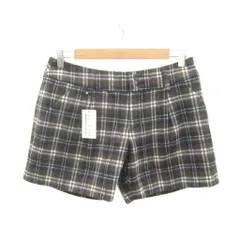 エニィファム anyFam ショートパンツ 短パン 3 茶 ブラウン チェック柄 /YS29 ■GY58