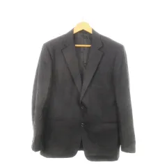 ピエールカルダン Pierre Cardin テーラードジャケット 96AB5 ダークグレー ストライプ柄 ノッチドラペル 長袖 /MN4 ■GY60のサムネイル