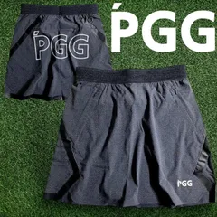 PGG by PEARLY GATES ピージージー パーリーゲイツ ゴルフ ドライタッチ バックロゴ ストレッチタフタ ミニ スカート ゴルフウェア レディース 269-2234704 定価2.5万 ネイビーグレー ▲028▼50716w02