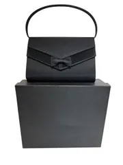 PETITSOIR プチソワール ブラックフォーマルバッグ ハンドバッグ クラッチバッグ 中古 美品 箱付き　H8-3-13