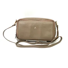 【Kitamura】キタムラ ショルダーバッグ グレージュ ポシェットウォレット ★