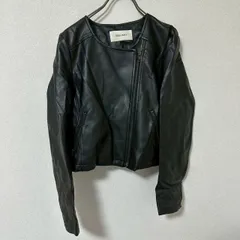 《美品》ROYAL PARTY レザージャケット ブラック F オシャレ 大人