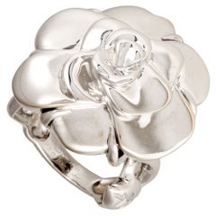 Dior ローズディオール プレ カトラン♡ローズモチーフ 白珊瑚リング 