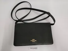 【2631H22】汚れあり コーチ COACH アンナ フォルドオーバー クロスボディ クラッチ お財布ショルダー　中古ショルダー