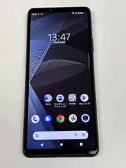 美品 SIMフリー au Xperia 10 III SOG04 ブラック  訳アリ品