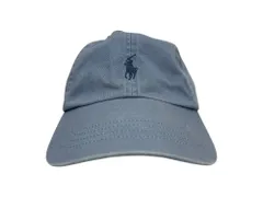 POLORALPH LAUREN (ポロラルフローレン) ベースボールキャップ ポニー刺繡 ONE SIZE ブルー系 メンズ/045