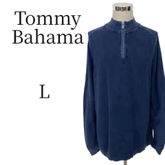 Tommy Bahama トミーバハマ 紺 ニット・セーター L PSP25-28