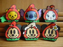 ♯Fta17Ctディズニーキャラいちごキーカバー全6種