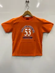 ピA484⚫︎新品⚫︎Levi’s⚫︎リーバイス⚫︎グラフィックTシャツ⚫︎ロゴプリント⚫︎53⚫︎レディース⚫︎sizeM⚫︎オレンジ