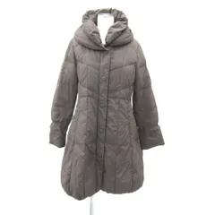 スタイルラヴィー Style Ravie ダウンコート ロング丈 11 ブラウン /SY1 ■GY58