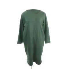 アーバンリサーチ ドアーズ URBAN RESEARCH DOORS ニットワンピース ONE 緑 グリーン 無地 ボートネック 長袖 /AH27 ■GY58