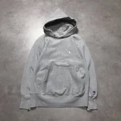 GQ4836◇Champion : USA製 90’s 刺繍タグ リバースウィーブ◇M◇グレー チャンピオン スウェット REVERSE WEAVE ヴィンテージ