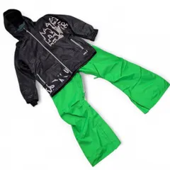 スキーウエア　スノーボードウエア　メンズ　上下　SANDS　サンド　ブラック　グリーン