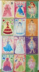 ディズニープリンセス　着せ替えドレスマニア　レトロ