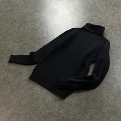 美USED UNITED ARROWS TOKYO ユナイテッドアローズ 長袖 ニット セーター タートルネック ウール 100% 無地 ブラック 黒 レディース 1513-159-0271