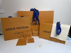 ルイヴィトン紙袋デパート百貨店高級ブランドオレンジ大きめ特大サイズショッパー ルイヴィトン紙袋デパート百貨店高級ブランドオレンジ大きめ特大サイズ