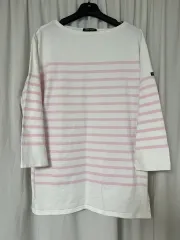 SAINT JAMES セントジェームス ストライプ Tシャツ (M)