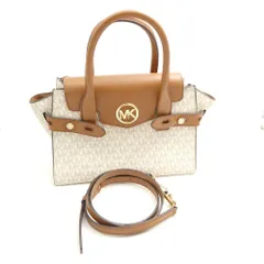 MICHAEL KORS マイケルコース シグネチャー カルメン ミディアム フラップ 35S2GNMS5B ハンドバッグ ブラウン ショルダーバッグ 2way レディース AD1607 