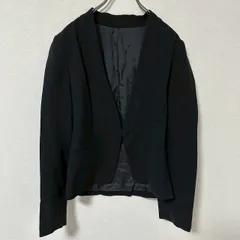 《良品》Leilian ジャケット ブラック 7 フォーマル オフィス