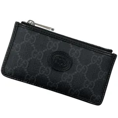 【中古】GUCCI | グッチ GGスプリーム コインケース カードケース 697717 ブラック【尾張小牧店】