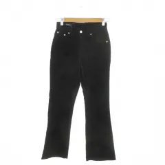 エドウィン EDWIN Miss EDWIN INTERNATIONAL BASIC FLEX パンツ 29×32 黒 ブラック 無地 長ズボン コーデュロイ /MN41 ■GY58