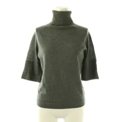 ジェイクルー J.CREW ニット セーター 五分袖 タートルネック M グレー /HK ■GY60