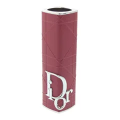 Christian Dior クリスチャンディオール ロゴプレート レザー 口紅 リップケース コスメ メイク 化粧品/ワインレッド系【S】【メンズ・レディース】★■605247【中古】
