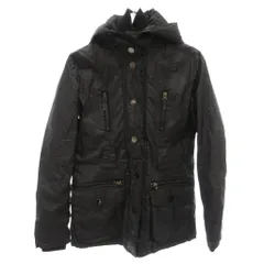 ザラ ベーシック ZARA BASIC ジャケット レイヤード風 M 黒 ブラック フード付き 長袖 マルチポケット /NL ■GY59のサムネイル