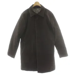 トゥモローランド TOMORROWLAND コート M ブラウン 茶色 無地 レギュラーカラー 長袖 /PP ■GY60