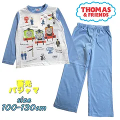 きかんしゃトーマス 長袖 新柄 蓄光パジャマ 天竺 キッズ トドラー 寝間着 ナイトウエア お泊り保育 保育園 お着替え お昼寝 (631TM1211)