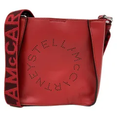 stellamccartney(ステラマッカートニー) ショルダーバッグ ステラロゴ 700084 レッド ストラップ着脱可/斜めがけ/ミニバッグ
