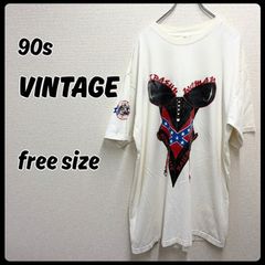 90s激レアANDLOフォトアートヴィンテージTシャツ アートブルース