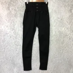 EMODA エモダ 【ELDER】NUDE ハイウエスト デニム ブラック 2サイズ □□☆