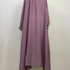 Simplicite ロングワンピース F くすみピンク ゆったり マキシ丈　20251007-0015