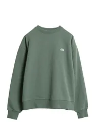 【お得なクーポン配布中!】 ノースフェイス ワンポイント ロゴ刺繍 スウェット レディース XS 大きめ アウトドア トレーナー クルーネック 裏起毛 トップス ショート丈