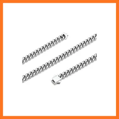 【新品】 [Bestyle] ネックレス チェーン メンズ ステンレス 金属アレルギー対応 喜平 ネックレス 幅5mm 長さ45cn~55cmアクセサリー 0