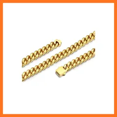 【新品】 [Bestyle] ネックレス チェーン メンズ ステンレス 金属アレルギー対応 喜平 ネックレス 幅9mm 長さ45cn~55cmアクセサリー 0