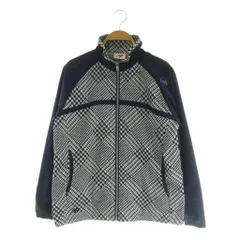 ニューバランス NEW BALANCE ジャケット ブルゾン 裏地フリース 総柄 M ネイビー /MY ■OS ■GY61
