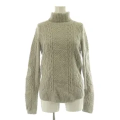 グリーンレーベルリラクシング ユナイテッドアローズ green label relaxing ニット セーター 長袖 タートルネック 38 グレー /MY ■OS ■GY58