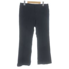 22オクトーブル 22 OCTOBRE スラックス パンツ ウール 38 黒 ブラック 無地 フルレングス ストレート /GG ■GY60