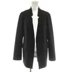 バナナリパブリック BANANA REPUBLIC ジャケット 上着 2 グレー チェック柄 ノーカラー 長袖 /GG ■GY58のサムネイル
