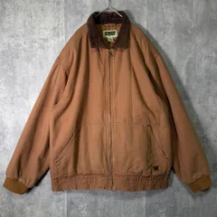 SAFTBAK duck detroit jacket corduroy collar brown ダック デトロイトジャケット ワークジャケット