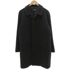 リーガル REGAL ステンカラーコート M 黒 ブラック 無地  /SJ ■GY58