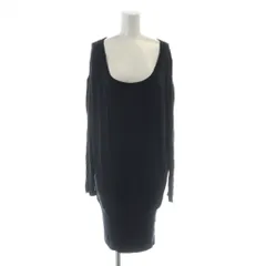 セオリー Theory ニット ワンピース ロング 長袖 S 黒 ブラック /KW ■GY60