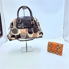 【❗️✨人気シグネチャー2点✨❗️】COACH バッグ＋財布 セット No.61194