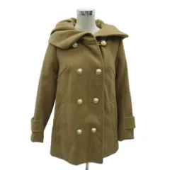 イング INGNI コート ミドル丈 M ベージュ ビッグカラー ダブルボタン /SY8 ■GY61