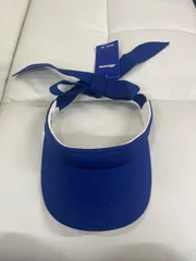 送料無料！！MIZUNO ミズノ　レディースサンバイザー　リボン調節タイプ　ブルー　サイズF #80303MOCAP A