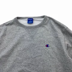 チャンピオン スウェット メンズ Lサイズ グレー シンプル 定番 目付き 着回し良 トレーナー